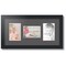ArtToFrames Collage Photo Picture Frame with 3 - 4x6 inch Openings, Framed in Black with Over 62 Mat Color Options and Regular Glass (CSM-3926-113)